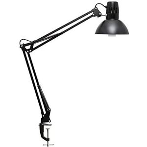 MAUL Study 8201190 Klassieke led-bureaulamp met klemvoet tot 5,5 cm breed, zwart