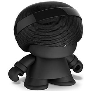 Xoopar Grand Boy Bluetooth stereo luidspreker (zwart) – grote draagbare bluetooth-luidspreker van 23 W met subwoofer – draagbare luidspreker en design art speelgoed in robotvorm
