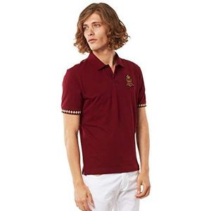 La Martina Perseo Poloshirt voor heren, Rood (Tawny Port 06026)