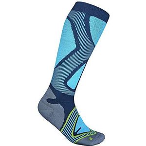 BAUERFEIND ski performance compressiesokken heren, Blauw