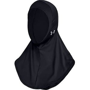 Under Armour Sport Hijab Nekwarmer voor dames, zwart, zwart/zilver (001), M/L