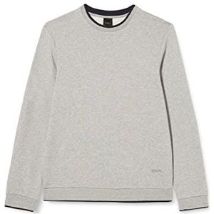 Geox Heren sweatshirt, lichtgrijs, standaardmaat, lichtgrijs melange, S, Lichtgrijs-mix