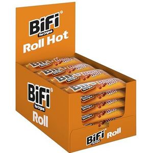 BiFi Roll Hot 24-pack (24 x 45 g) Salami vleessnack in badjas