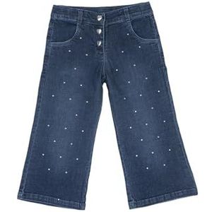 Chicco Pantaloni Lunghi In Denim babybroek voor meisjes (1 stuk), Medium Blauw