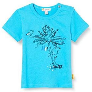 Steiff Jongens T-shirt turquoise (Blue Atoll 6041), 56, turquoise (Blue Atoll 6041)