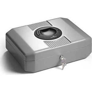 Durable 178257 Euroboxx geldcassette met handvat, sleutelsluiting met telmonteur van staal, gewicht 4 kg, kleur: antraciet