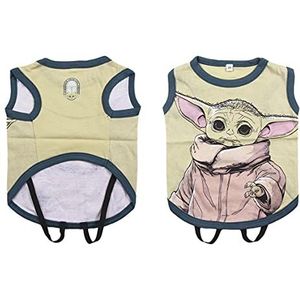 CERDÁ LIFE'S LITTLE MOMENTS - For Fan Pets Honden-T-shirt Mandalorian, officieel gelicentieerd product van Star Wars, groen