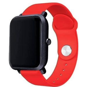 Amazfit Bip / GTS / Bip Lite / Huawei / Samsung / Cool Oslo 20 mm universele armband rood, Estandar