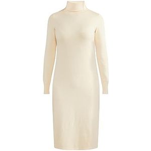 usha WHITE LABEL Robe midi en tricot pour femme 15624941-US05, blanc laine, taille XL/XXL, Robe midi en tricot, XL-XXL