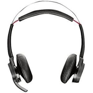 Plantronics - Voyager Focus UC (Poly) - Bluetooth stereo hoofdtelefoon met beugelmicrofoon, actieve ruisonderdrukking - USB-A-aansluiting voor PC/Mac - Werkt met teams (gecertificeerd), zoom (zonder standaard)