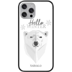 ERT GROUP Beschermhoes voor Apple iPhone XR, origineel en officieel gelicentieerd product, Babaco, motief Winter 003 van gehard glas, geschikt voor de vorm van de mobiele telefoon, beschermhoes