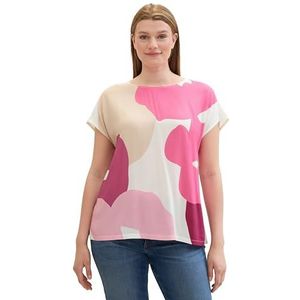 TOM TAILOR T-shirt pour femme, 10330 - Dove White, 46/taille unique