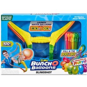 ZURU - BUNCH O BALLOONS - Tropical Party Arc Slingshot - 100 waterbommen - outdoor spel - waterspel - 56494