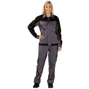 Planam 2319038 dames werkjas Highline maat 38 leisteen/zwart/rood