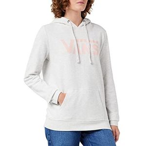 Vans Drop V Logo Hoodie voor dames, wit gemêleerd