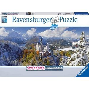 Ravensburger Neuschwanstein Castle 2000 PC Panoramic Puzzel