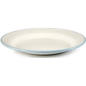IBILI 920022 platte borden, staal, wit, 22 x 22 x 2 cm