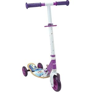 Smoby - De ijskoningin – skates van hout en metaal met 3 wielen – kinderscooter – stil – 750191