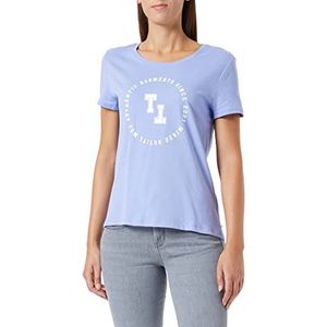 TOM TAILOR Denim T-shirt dames, 30029 – kalm lavender, S, 30029 - Calm Lavender