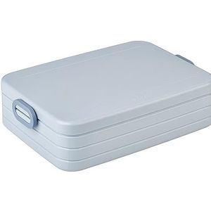 Mepal lunchbox Take A Break Large, broodtrommel met scheidingswand, geschikt voor maximaal 8 boterkoeken, 1500 ml, nordic blauw
