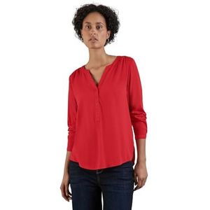 Street One A343792 Damesblouse van viscose, Rood-Oranje