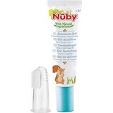 Nuby CG67575 Tandpastagel + vingertandenborsteltje, 20g, 0m+