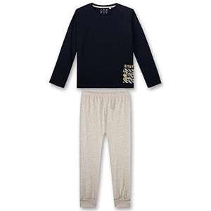 Sanetta Pyjama long bleu foncé pour garçon - Pyjama confortable pour garçon - Taille, bleu, 128