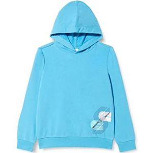 s.Oliver Hoodie 2124891 Sweatshirt met capuchon voor jongens, Blauw/Groen