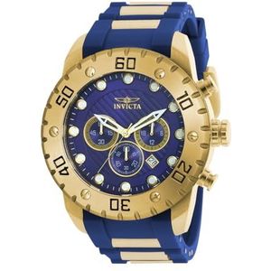 Invicta Pro Diver SCUBA 20280 Herenhorloge, 50 mm, goud, 50, horloge, Goud, Horloge