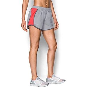 Under Armour Fly by Short Damesbroek, Grijs (True Gray Heather)