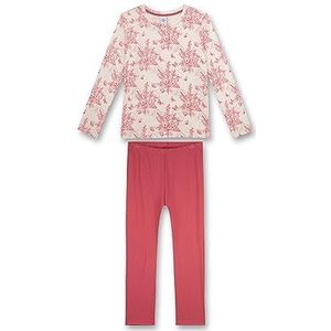 Sanetta Pyjama pour fille blanc cassé | Pyjama de haute qualité et confortable en mélange de viscose et de coton pour fille. Ensemble de pyjama pour fille, beige, 128