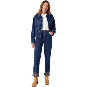 Wrangler Mom Straight dames jeans, Autumn Days, 40 W / 32 L, Herfstdagen