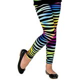 Widmann - jaren 80 kinderlegging tijger 80 print dierenprint disco koorts badknoop strepen patroon themafeest carnaval