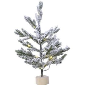 Lumineo Kerstboom, PVC, groen/wit, dia30,00-H45,00 cm