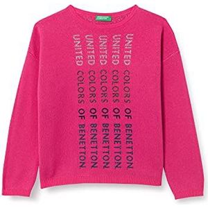 United Colors of Benetton Pullover voor meisjes en meisjes, fuchsia 902