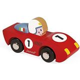 Janod - J08545 - Story Racing mini-auto van hout - Speed (2 verschillende modellen)