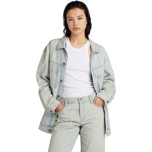 G-STAR RAW Oversized denim jas Damesjassen, Blauw (Vintage Akoya Blue D24340-d536-G327)