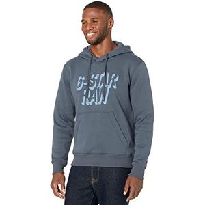 G-STAR RAW Retro Shadow GR HDD SW Sweatshirt met capuchon, heren, blauw (Fantem Blue A971-863), XS, blauw (Fantem Blue A971-863)