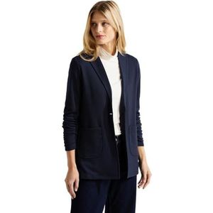 Cecil B211981 Oversized blazer voor dames, Nachtblauw.