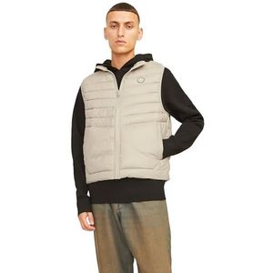 JACK & JONES Gilet matelassé Jjesprint Collar Noos pour homme, Crockery/détail : solide, XL