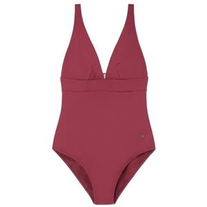 Women'secret Maroon sculpting swimsuit badpak dames, Wijn