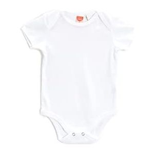 Koton Bodysuit met korte mouwen, katoen, onderhemd, babymeisje, Ecru (002)