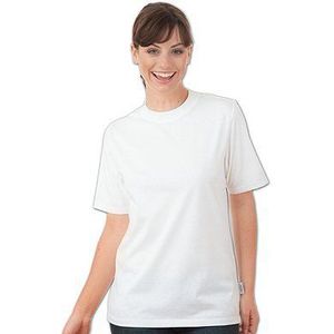 Trigema Deluxe T-shirt voor dames, katoen, Wit