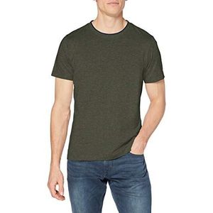 s.Oliver t-shirt mannen, kaki / olijf mix
