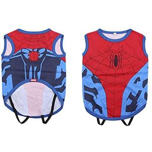 CERDÁ LIFE'S LITTLE MOMENTS - Marvel kleding voor honden en katten - Spiderman-kleding voor kleine honden met officiële Disney Marvel®-licentie