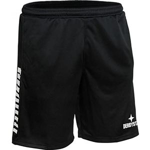 Derbystar Uniseks Primo bermuda shorts, Zwart/Wit