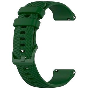OcioDual Siliconen armband voor Amazfit GTS4-3-2-2e-Bip-GTR/Forerunner 245-645/3-3 Music/Galaxy Watch 5-4Classic/GT 2-2e-Pro, zwart, breedte 20 mm, lengte 92 - 120 mm, 18 mm