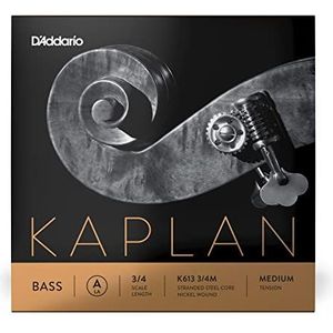 D'Addario Bowed enkele snaar (La) voor D'Addario Kaplan-contrabass, 3/4 hals, medium