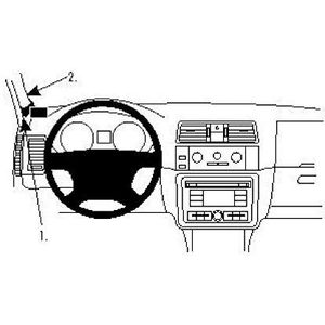 Brodit ProClip houder voor Fabia / Roomster 08-10 zwart