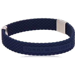 Tommy Hilfiger Jewelry 2790239S Herenarmband Silicone One Size Roestvrij staal, One Size